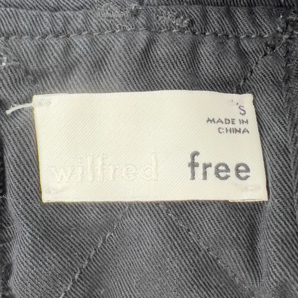Wilfred Free Beatriz Drawstring Overalls Romper Black Women S Pockets Drawstring